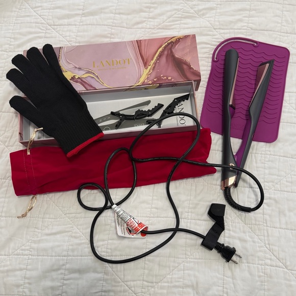 LANDOT 2-in-1 Hair Straightener & Curling Iron - Picture 6 of 11